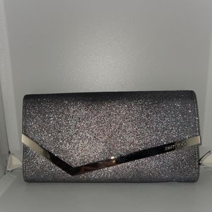 Jimmy Choo glitter purse